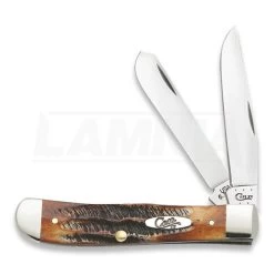 Case Cutlery Trapper Burnt Bone Pocket Knife 03573