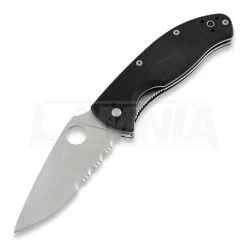 Spyderco Tenacious Folding Knife, Combo Edge C122GPS