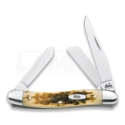 Case Cutlery Stockman Amber Bone Pocket Knife 00042