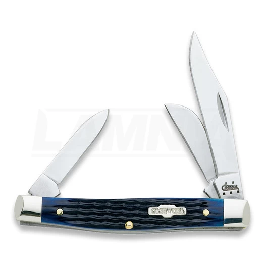 Case Cutlery Stockman Blue Bone Pocket Knife 02806