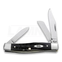 Case Cutlery Medium Stockman Buffalo Horn Pocket Knife 65012
