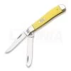 Case Cutlery Mini Trapper Yellow Pocket Knife 80029