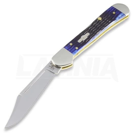 Case Cutlery Mini Copperlock Blue Bone Pocket Knife 2864