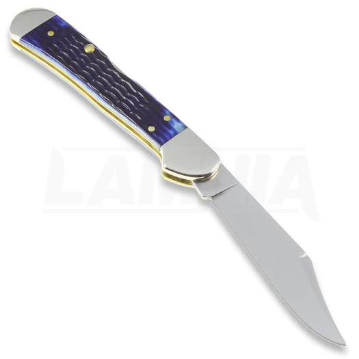 Case Cutlery Mini Copperlock Blue Bone Pocket Knife 2864 - Image 2