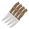 Hen & Rooster Four Piece Steak Knife Set Wood