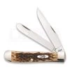 Case Cutlery Trapper Amber Bone Pocket Knife 06540