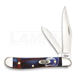 Case Cutlery Peanut Patriotic Kirinite Pocket Knife 11208