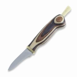 Wood Jewel Mushroom Knife, Zebra