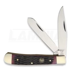 Hen & Rooster Trapper Bone Pocket Knife