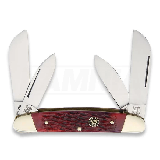 Hen & Rooster Congress Bone Pocket Knife - Image 2