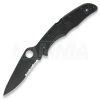 Spyderco Endura 4 Folding Knife, FRN, Black, Combo Edge C10PSBBK