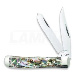 Case Cutlery Tiny Trapper Abalone Pocket Knife 12018