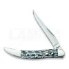 Case Cutlery Toothpick White/Black CF Pocket Knife 38925