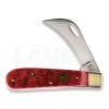 Hen & Rooster Hawkbill Red Pick Bone Pocket Knife