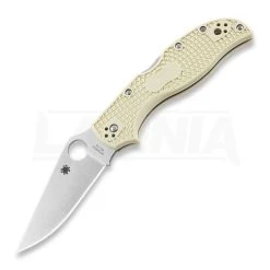 Spyderco Stretch 2 Ivory Straight Spine Sprint Run Folding Knife C90FPIV2