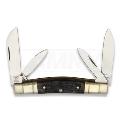 Hen & Rooster Congress Brown Pick Bone Folding Knife