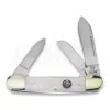 Hen & Rooster Gunboat Canoe 3 Blade MOP Pocket Knife