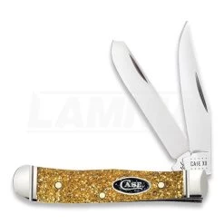 Case Cutlery SparXX Gold Stardust Kirinite Smooth Tiny Trapper Pocket Knife 50981