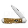 Case Cutlery SparXX Gold Stardust Kirinite Smooth Triba Lock Pocket Knife 50984