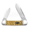 Case Cutlery SparXX Gold Stardust Kirinite Smooth Baby Butterbean Folding Knife 50985