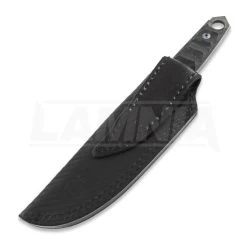 Fox Ryu Damascus Knife, Marble Carbon Fiber FX-634DCF