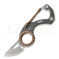 CRKT Compano Carabiner Folding Knife, Silver