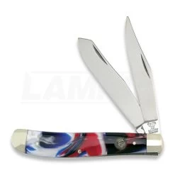 Hen & Rooster Trapper Star Resin Folding Knife